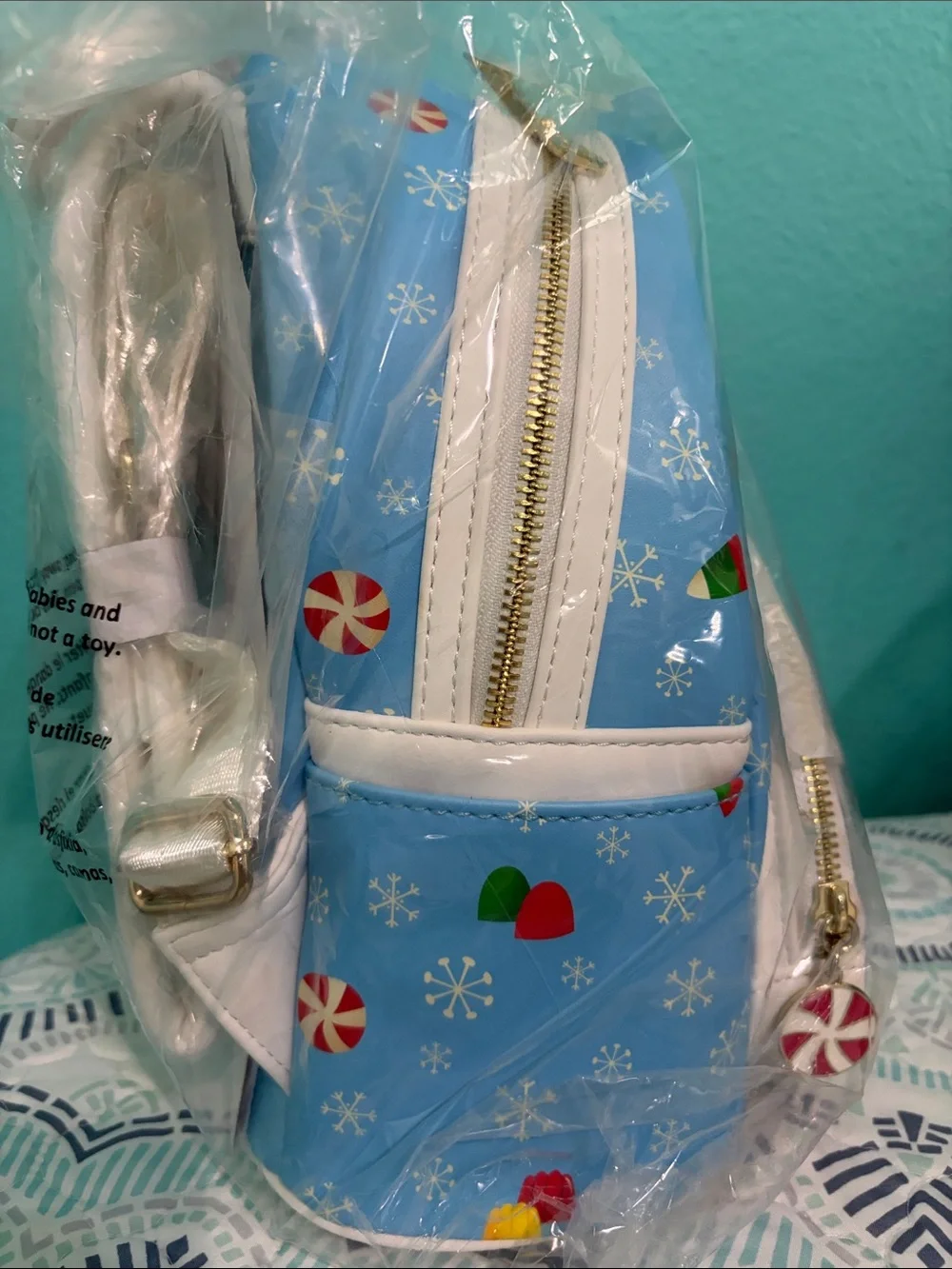 Loungefly Elf Buddy Cosplay Shoulder Purse Backpack Christmas New In Packaging